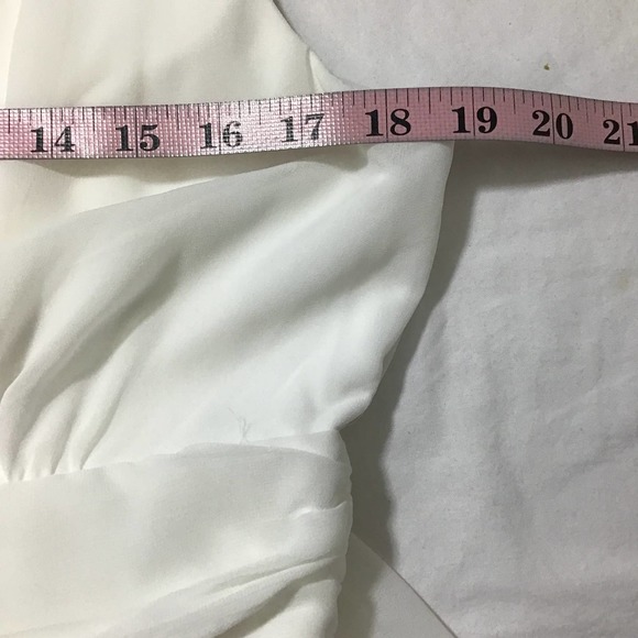 LULU'S XL White Thoughts of Hue Sleeveless Surplice Side Slit Dress NEW B150 - Picture 6 of 10